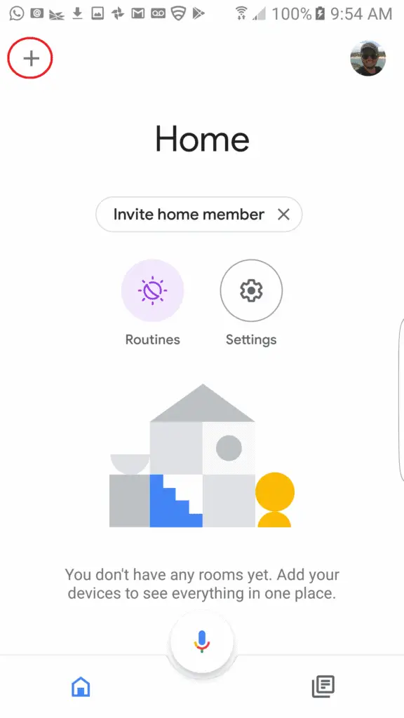 google assistant home