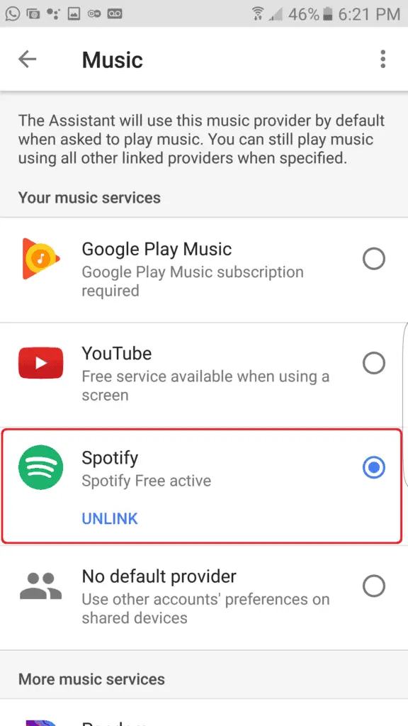 google home music free